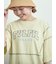 ピグメント加工メロー切替ロゴプリントTシャツ