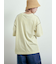ピグメント加工メロー切替ロゴプリントTシャツ