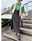 ピグメント加工メロー切替ロゴプリントTシャツ