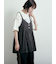 ピグメント加工メロー切替ロゴプリントTシャツ
