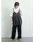 ピグメント加工メロー切替ロゴプリントTシャツ