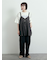 ピグメント加工メロー切替ロゴプリントTシャツ