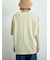 ピグメント加工メロー切替ロゴプリントTシャツ