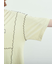 ピグメント加工メロー切替ロゴプリントTシャツ