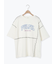 ピグメント加工メロー切替ロゴプリントTシャツ