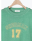 ピグメント加工メロー切替ロゴプリントTシャツ