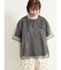 オーガンジー刺繍TシャツSET