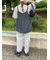 花柄プリントイージーパンツ