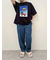 [接触冷感]バックシャーリング転写プリントTシャツ