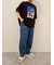 [接触冷感]バックシャーリング転写プリントTシャツ
