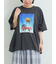 [接触冷感]バックシャーリング転写プリントTシャツ