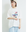 [接触冷感]バックシャーリング転写プリントTシャツ