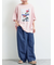 [接触冷感]バックシャーリング転写プリントTシャツ