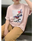 [接触冷感]バックシャーリング転写プリントTシャツ
