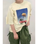 [接触冷感]バックシャーリング転写プリントTシャツ