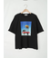 [接触冷感]バックシャーリング転写プリントTシャツ