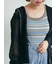 ランダムリブカップ付アシメキャミソール