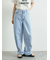 デニムバレルパンツ