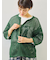 メッシュ編みZIPカーディガン