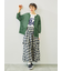 メッシュ編みZIPカーディガン