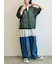 メッシュ編みZIPカーディガン
