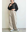 メッシュ編みZIPカーディガン