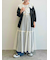 メッシュ編みZIPカーディガン