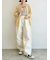 メッシュ編みZIPカーディガン
