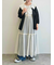 メッシュ編みZIPカーディガン
