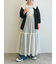 メッシュ編みZIPカーディガン