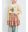 メッシュ編みZIPカーディガン