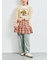 メッシュ編みZIPカーディガン