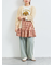 メッシュ編みZIPカーディガン