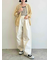 メッシュ編みZIPカーディガン