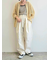 メッシュ編みZIPカーディガン