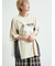 配色ラインロゴプリントオーバーTシャツ