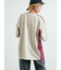 配色ラインロゴプリントオーバーTシャツ