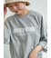 配色ラインロゴプリントオーバーTシャツ