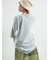 配色ラインロゴプリントオーバーTシャツ