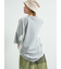 配色ラインロゴプリントオーバーTシャツ