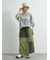 配色ラインロゴプリントオーバーTシャツ