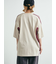 配色ラインロゴプリントオーバーTシャツ