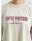 配色ラインロゴプリントオーバーTシャツ