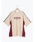 配色ラインロゴプリントオーバーTシャツ