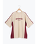 配色ラインロゴプリントオーバーTシャツ