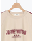 配色ラインロゴプリントオーバーTシャツ