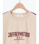 配色ラインロゴプリントオーバーTシャツ