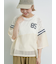 ナンバリングレースパッチワークTシャツ