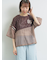 ナンバリングレースパッチワークTシャツ