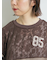 ナンバリングレースパッチワークTシャツ